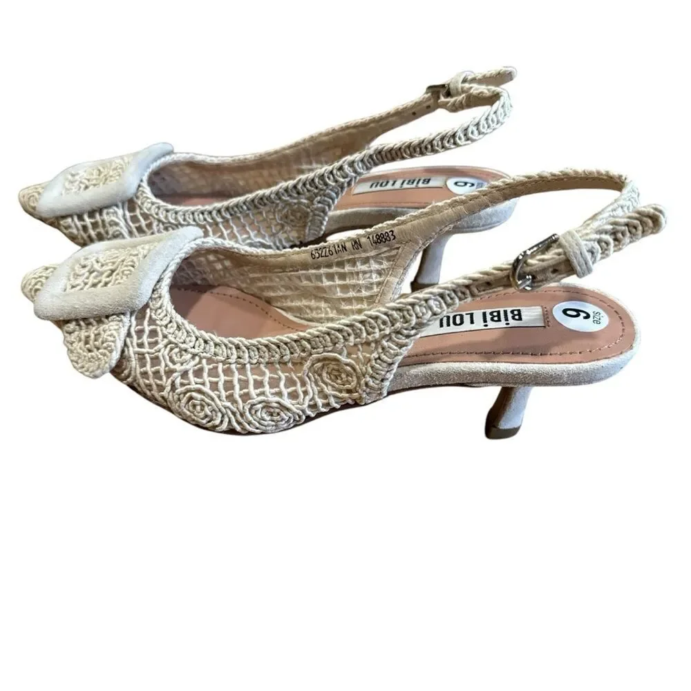 Revolve Anthropologie Bibi LOU Dalila 55mm slingback ballerina shoes